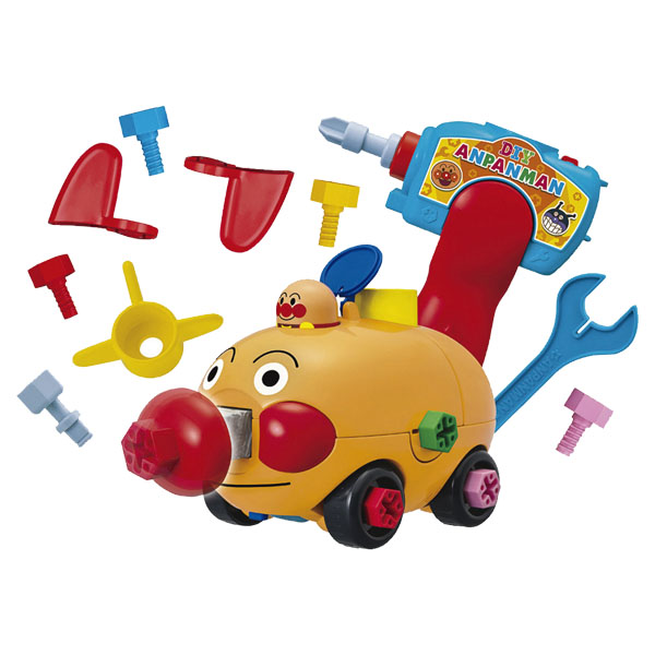 【22枚⇒21枚】くみたてDIY　とびだせノーズパンチ！ねじねじアンパンマンごう